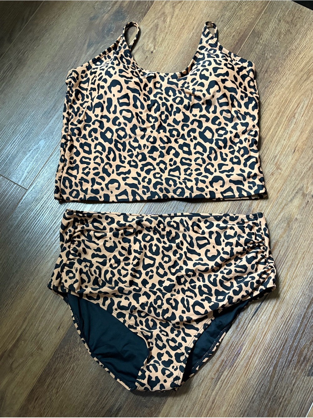 Coral Reef swim suit leopard print